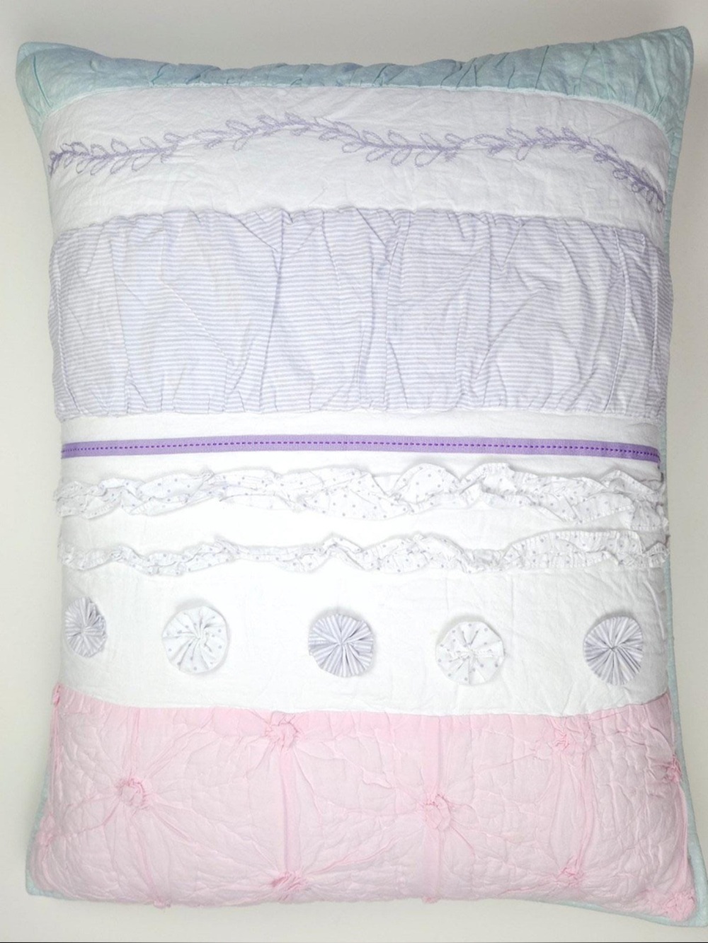 Pottery Barn Kids Bailey Ruffle Pillow Sham Kids Nursery + Bedroom